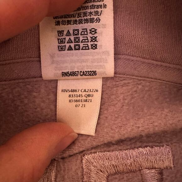 Victoria’s Secret PINK Oversized Varsity Cowl Neck Sweatshirt Size XL Colorblock - Picture 11 of 14